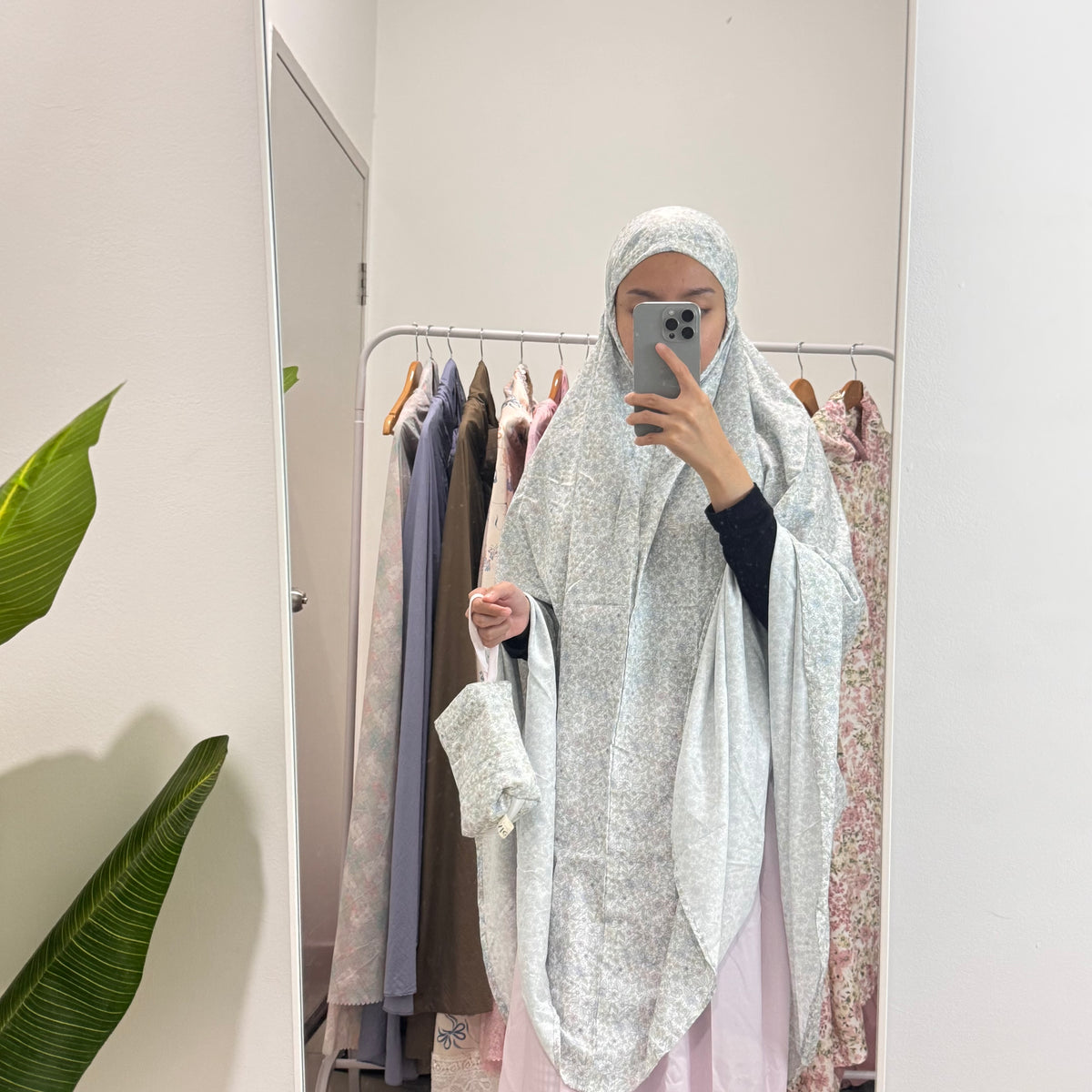 MELUR Telekung Travel Mini 2in1 with Pouch Prayer Set 300g